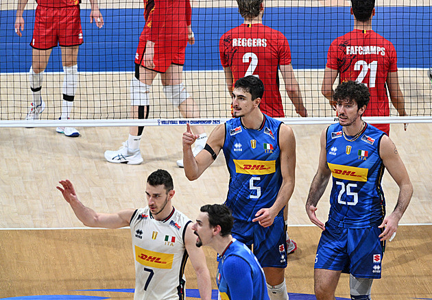 Italští volejbalisté podruhé neklopýtli, ve čtvrtfinále nedali Belgii šanci