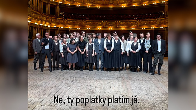Poplatky platím já. Ne, já je platím! hádali se na jevišti „furianti“ Matásek s Pavelkou